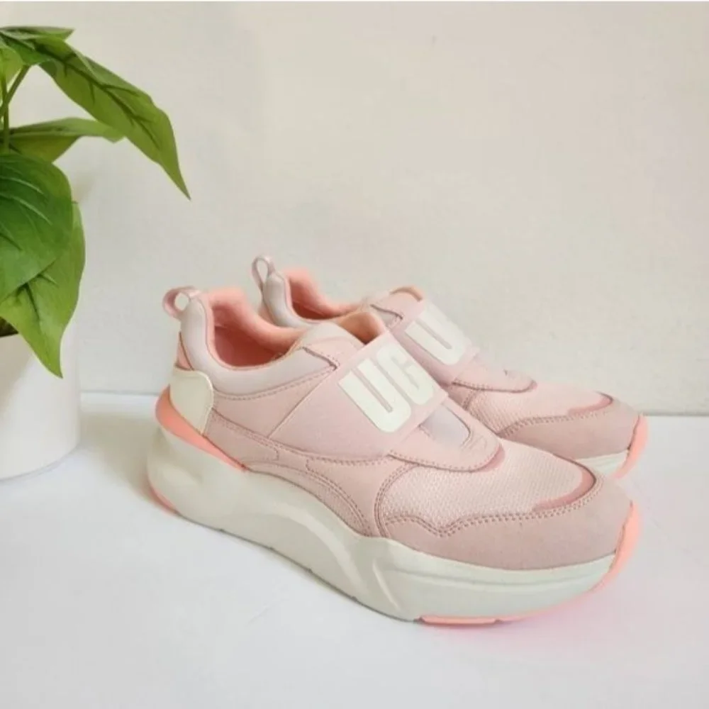 Ugg Posie Pink / White La Flex Slip On Trainer, Size 7 - Picture 1 of 15